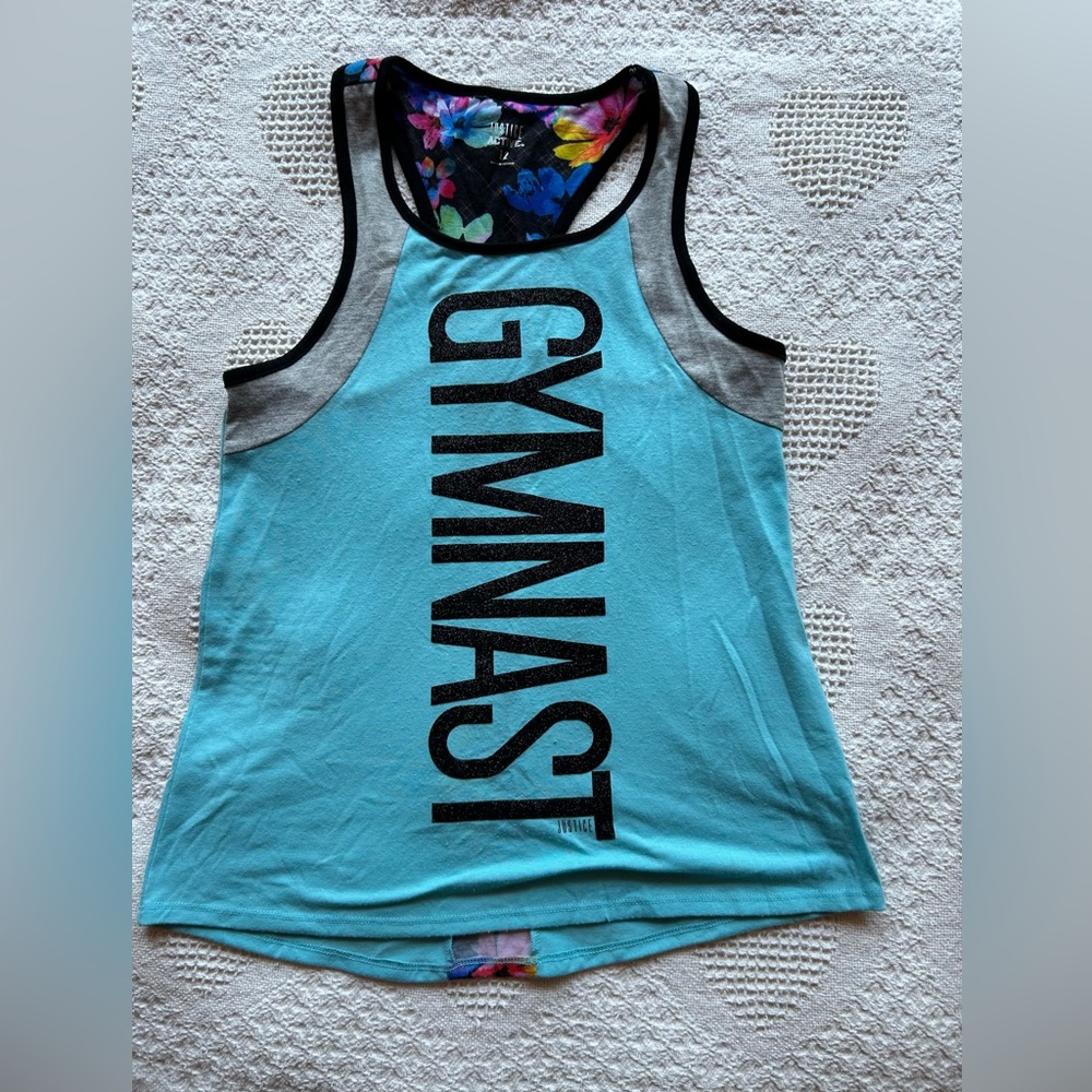 Justice Active Floral Gymnast Tank